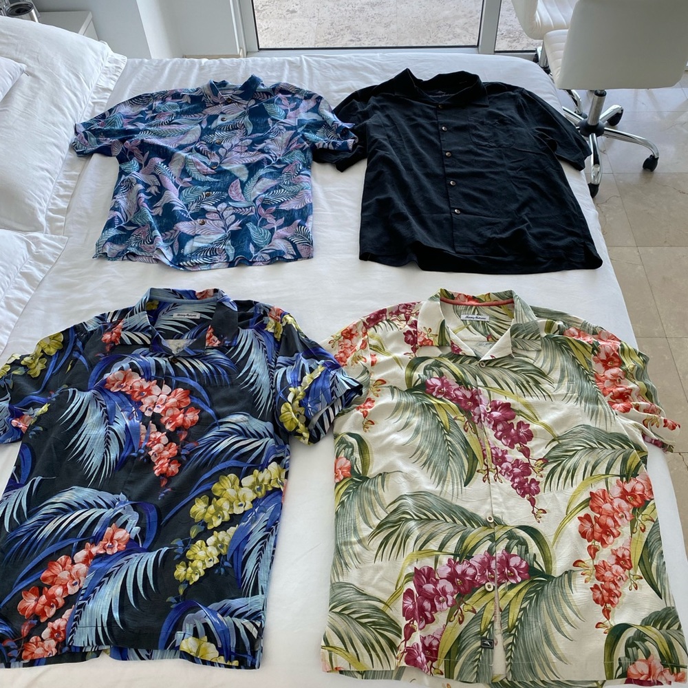 Tommy Bahamas 4 shirt bundle